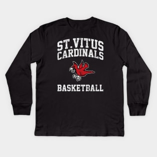 St. Vitus Cardinals Basketball - Basketball Diaries (Variant) Kids Long Sleeve T-Shirt